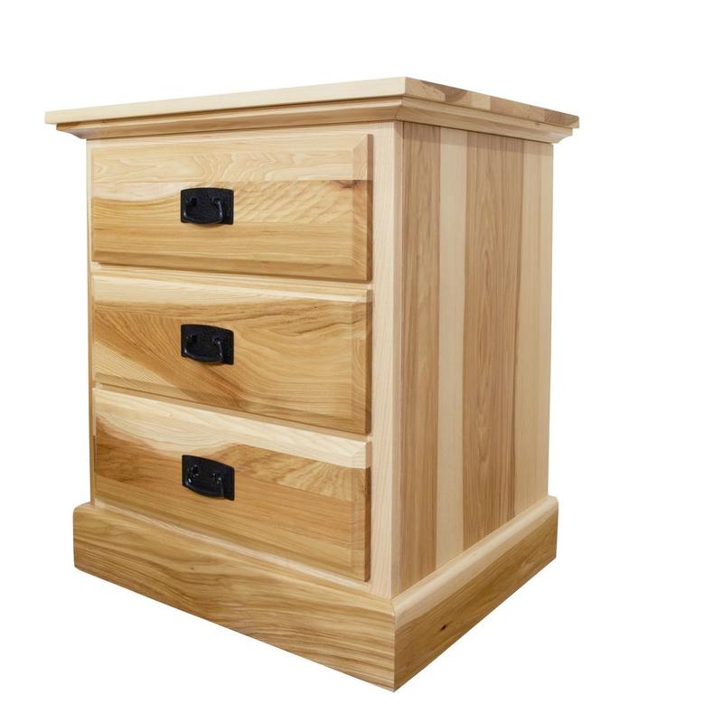 Amish Highlands 3 Drawer Nightstand