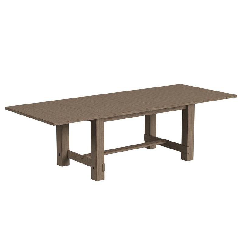 Anacortes 74" - 106" Trestle Table with (2) 16" Leaves