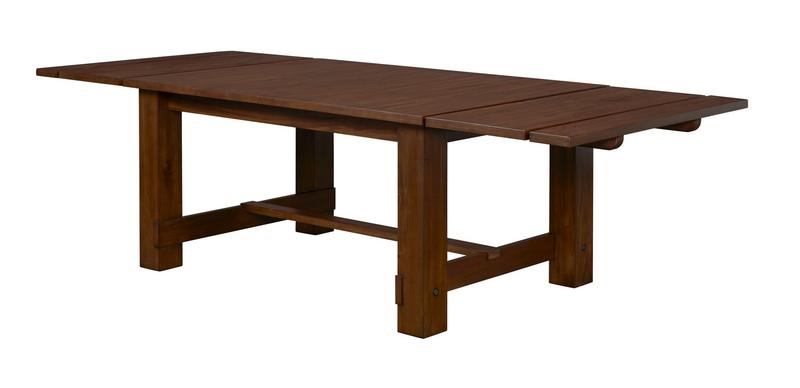 Anacortes 74" - 106" Trestle Table with (2) 16" Leaves