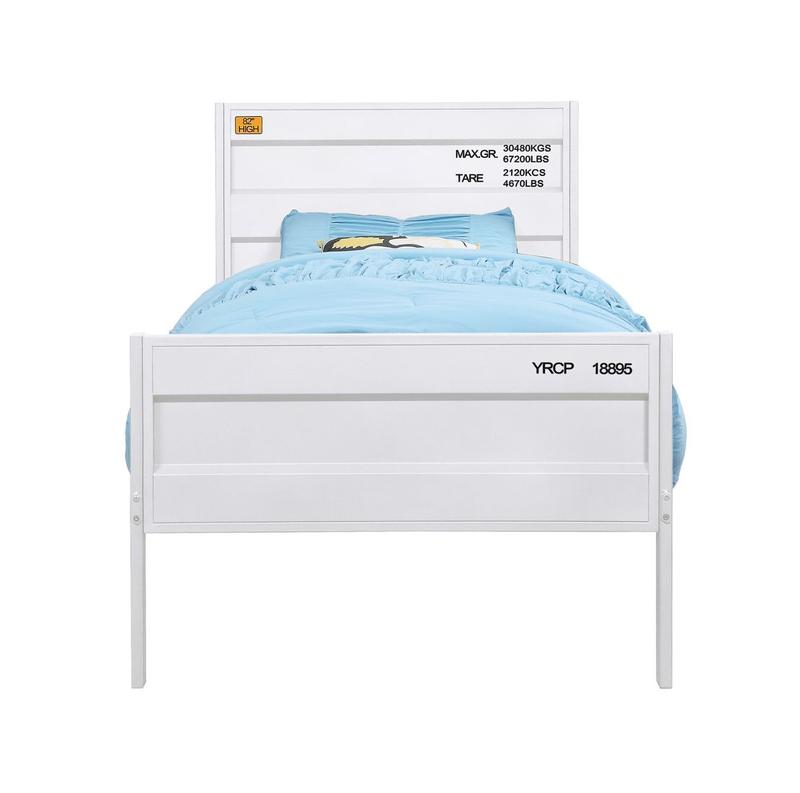 Cargo White Full Bed
