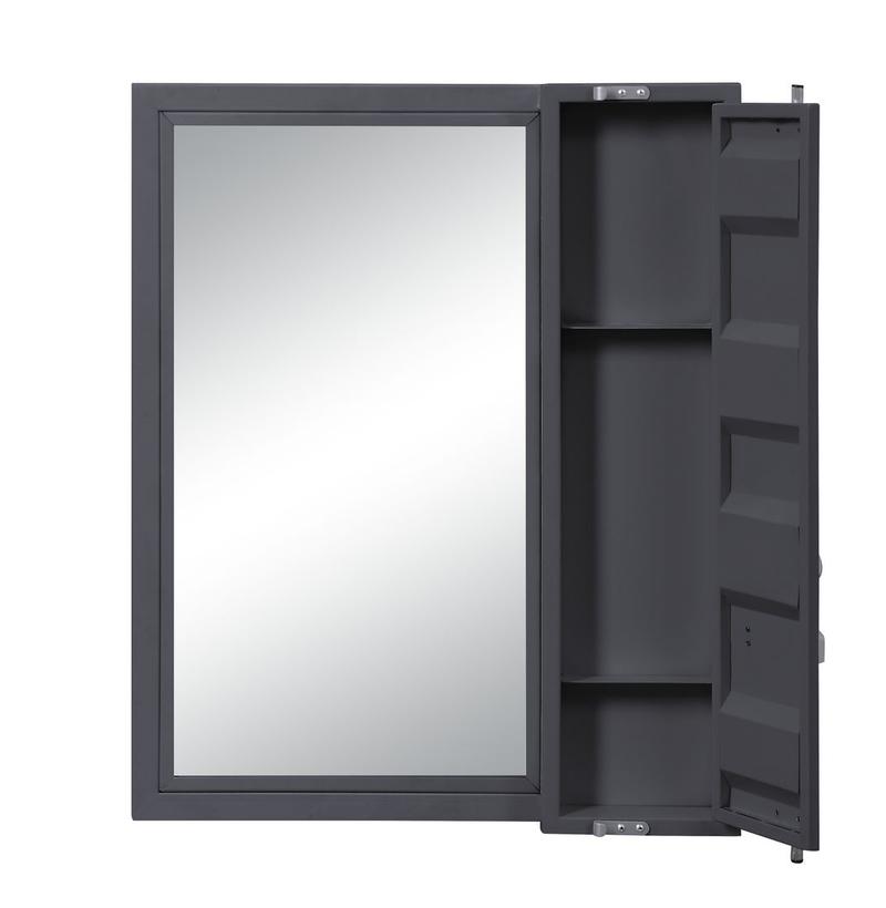 Cargo Gunmetal Vanity Mirror