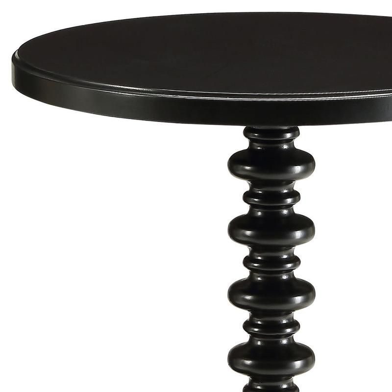 Acton Black Accent Table