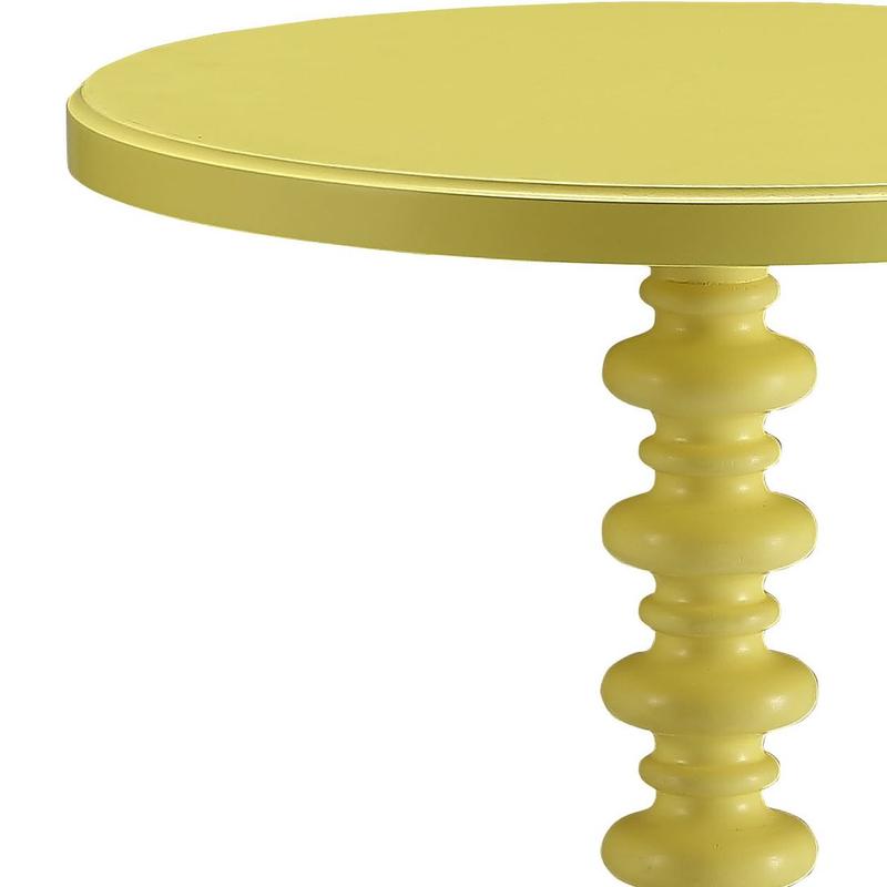 Acton Yellow Accent Table