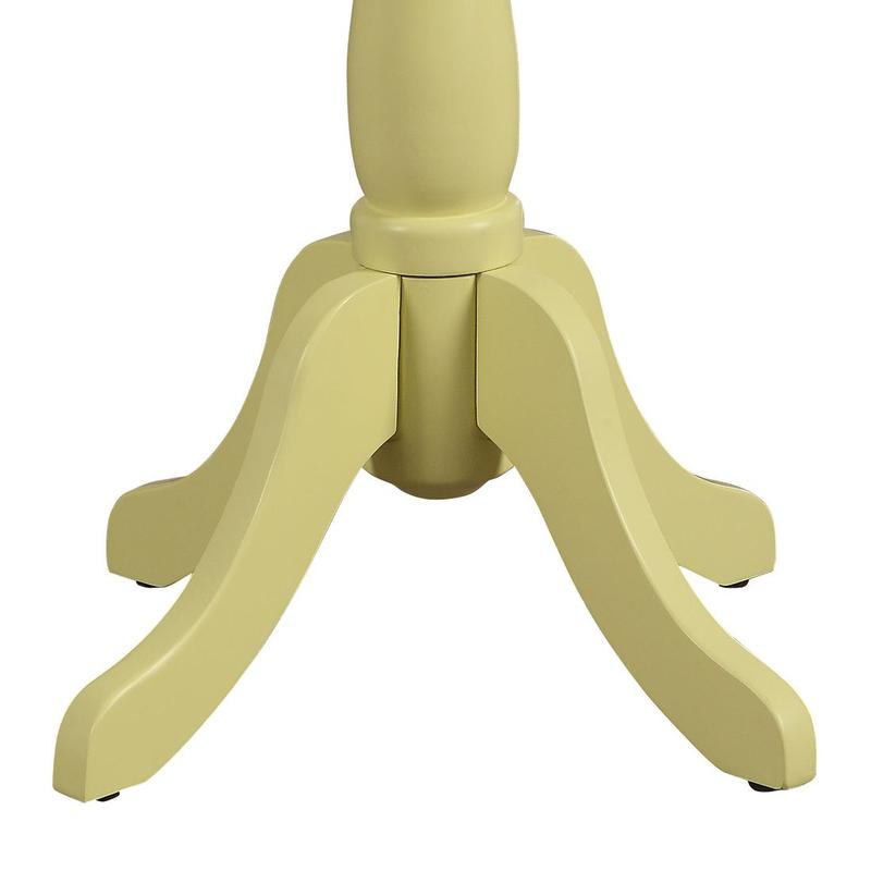 Alger Light Yellow Accent Table