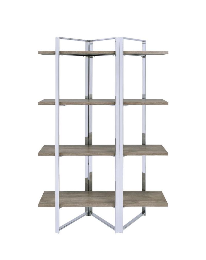 Libby Chrome Bookshelf