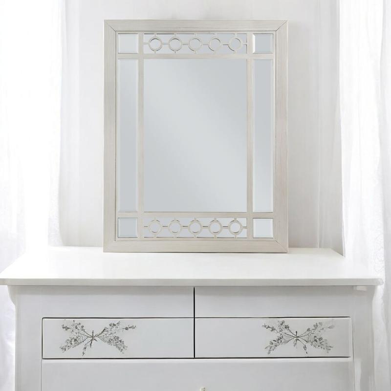 Varian Silver & Mirrored Finish Mirror
