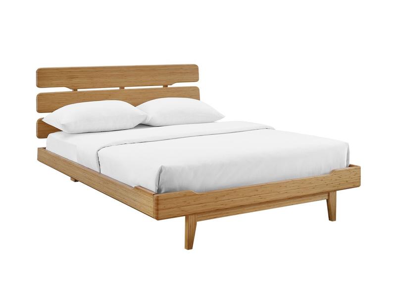 Currant Queen Platform Bed, Caramelized