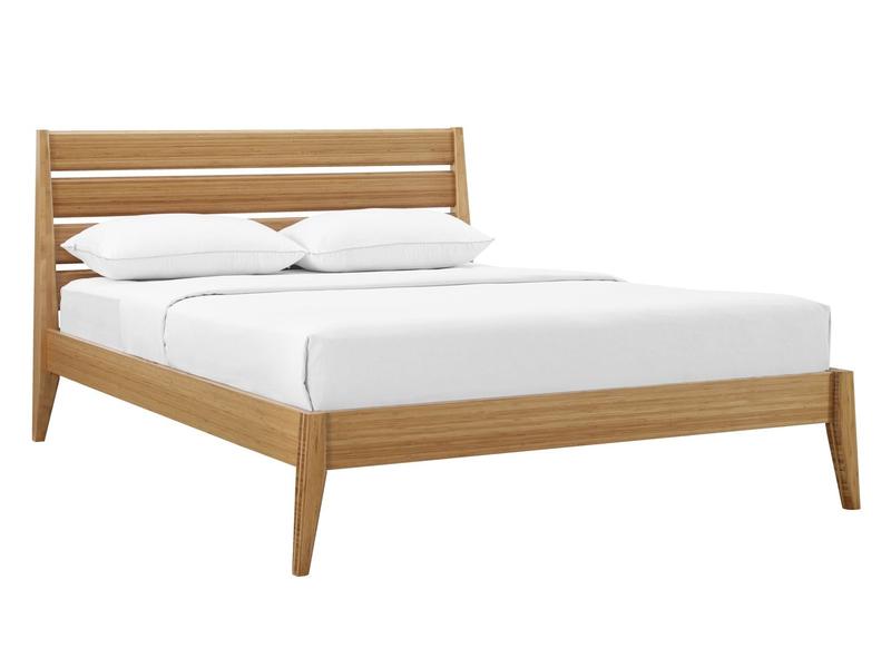 Sienna Eastern King Platform Bed, Caramelized