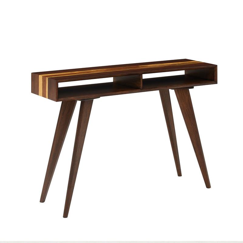 Azara Tiger Console Table, Sable