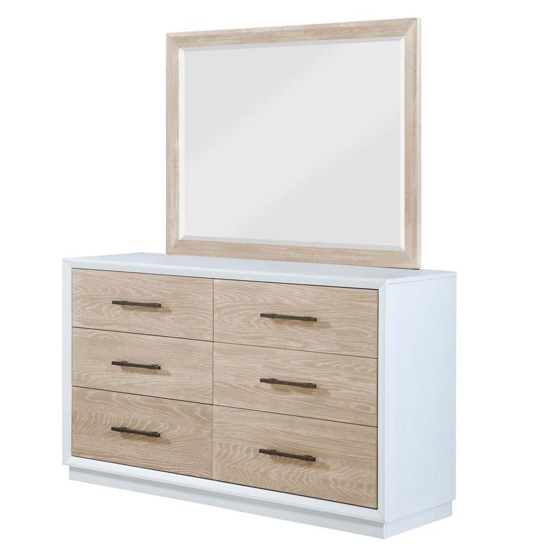 Boca Grande Six Drawer Dresser and Mirror Combo