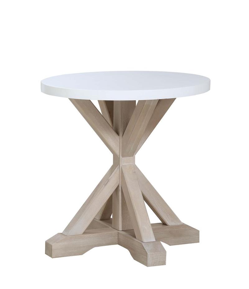 Boca Grande Round Bedside Table