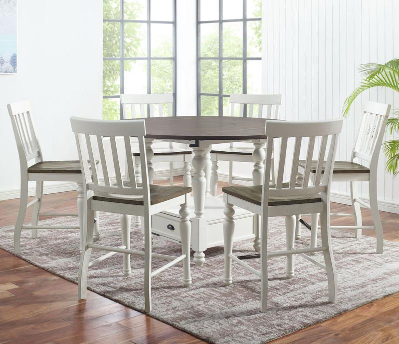 Joanna 7pc Counter Height Dining Set