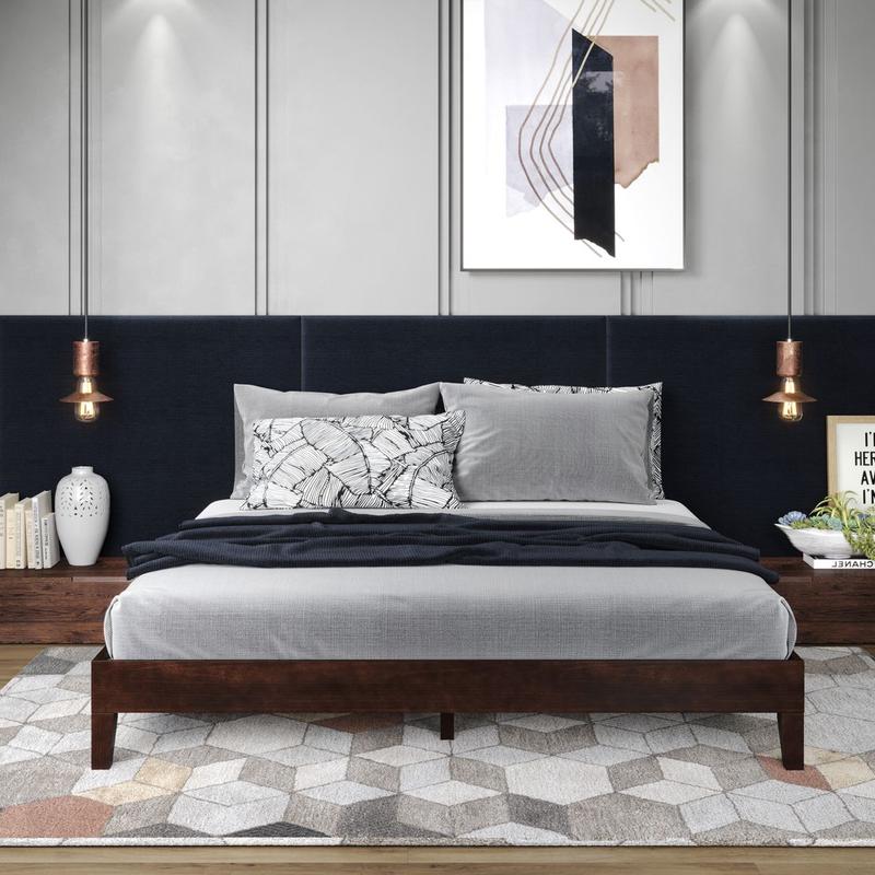 Nix Queen Platform Bed Natural