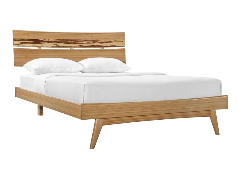 Azara Eastern King Platform Bed, Caramelized