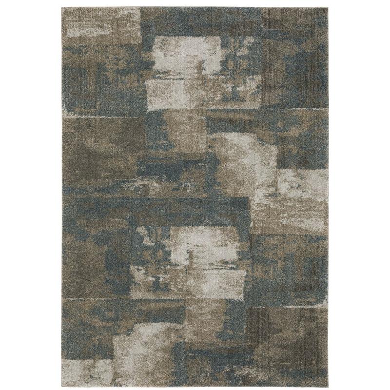 Alton 532B9 Teal/ Grey Indoor Area Rug