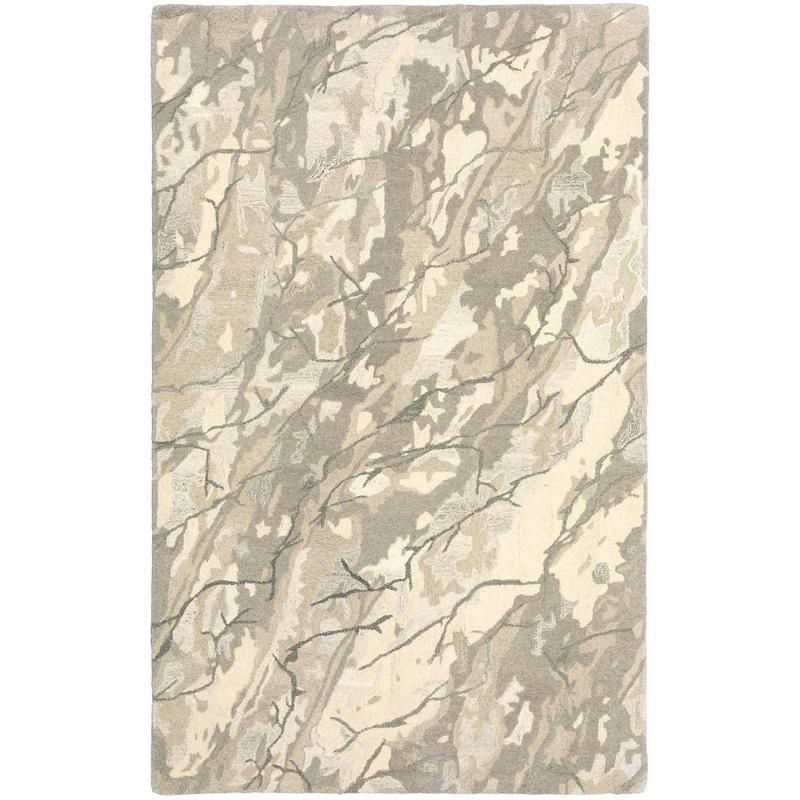 Anastasia 68008 Beige/ Ivory Hand-crafted Wool Area Rug - 3'6" x 5'6"