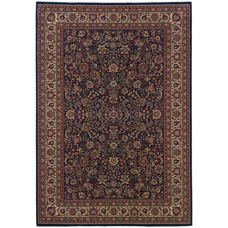 Ariana 113B2 Blue/ Red Indoor Area Rug - 2' x 3'