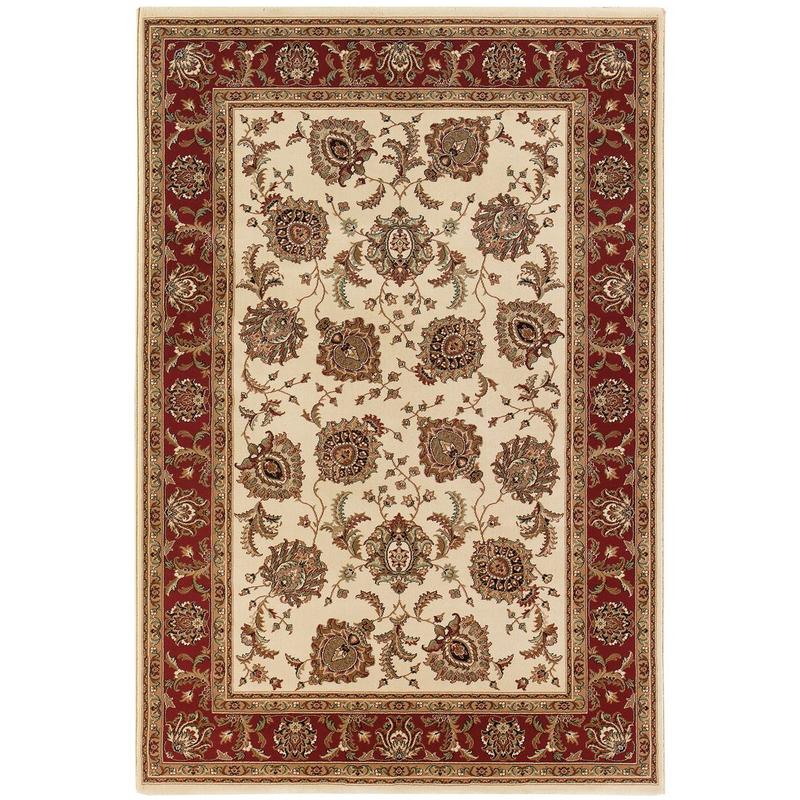 Ariana 117J3 Ivory/ Red Indoor Area Rug - 2' x 3'