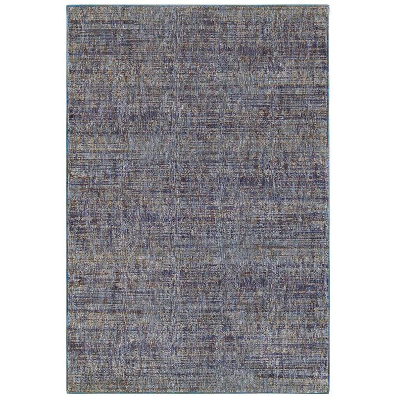 Atlas 8033F Purple/ Grey Indoor Area Rug - 1'10" x 3'2"