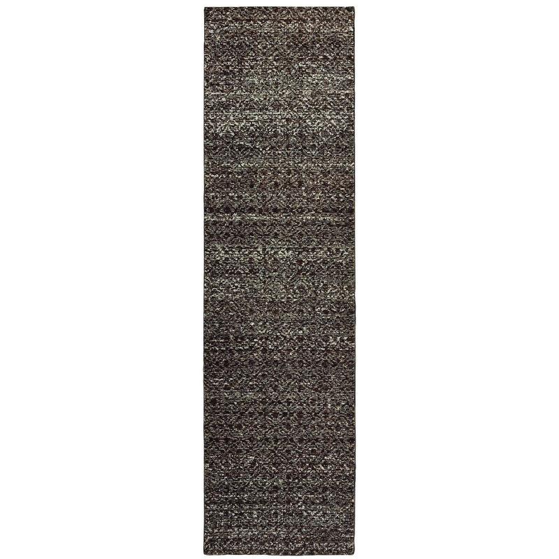 Atlas 8048Q Black/ Grey Indoor Area Rug