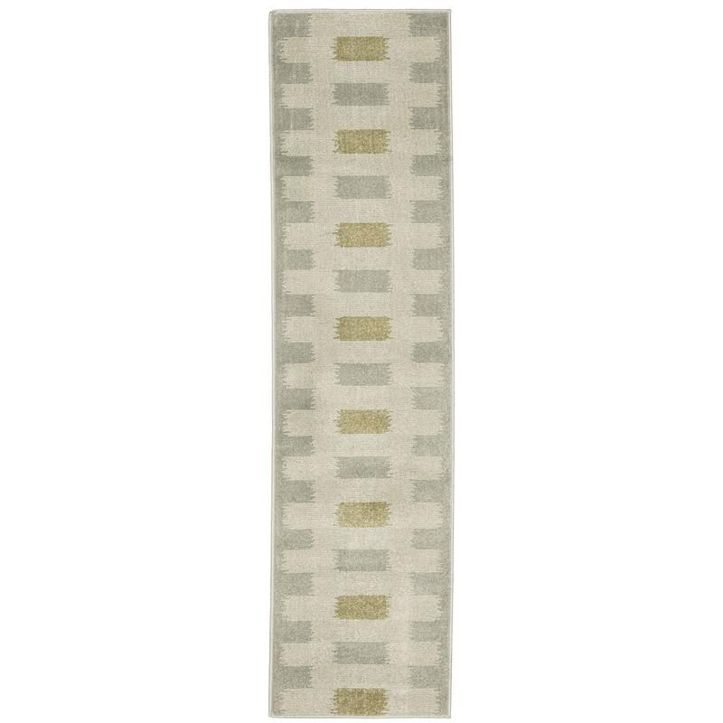 Branson BR09A Beige/ Grey Indoor Area Rug