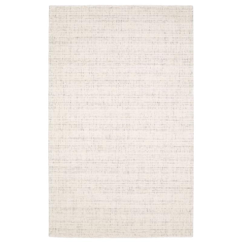 Circa CIR08 Ivory/ Grey Hand-crafted Wool Blend Area Rug - 5' x 8'
