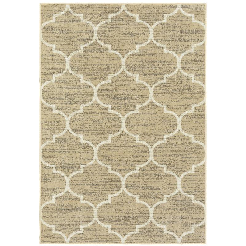 Evandale 9853A Tan/ Ivory Indoor Area Rug