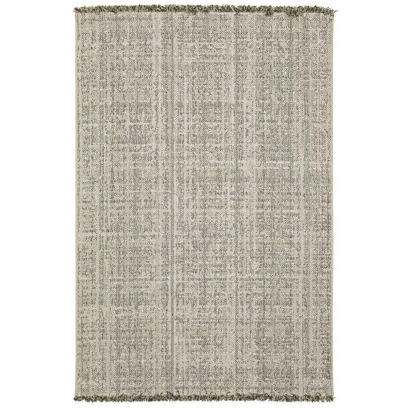 Gillian 4928H Beige/ Black Ultimate Performance Area Rug - 5'3" x 7'3"