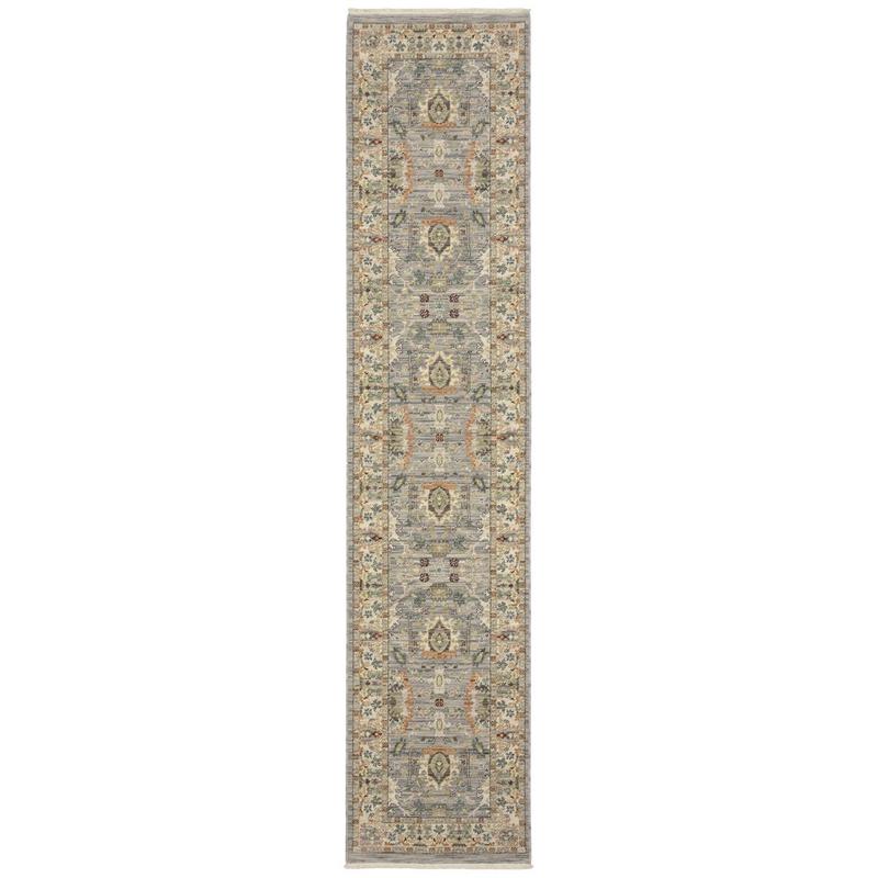 Lucca 2063L Grey/ Multi Indoor Area Rug