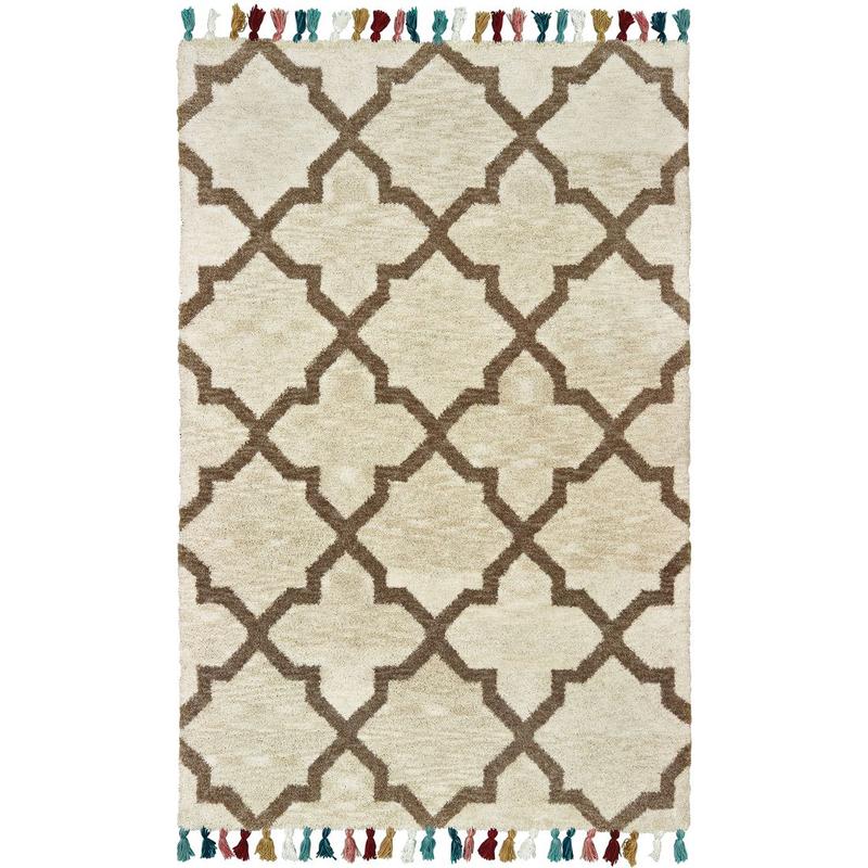 Madison 61405 Ivory/ Tan Indoor Area Rug - 10' x 13'