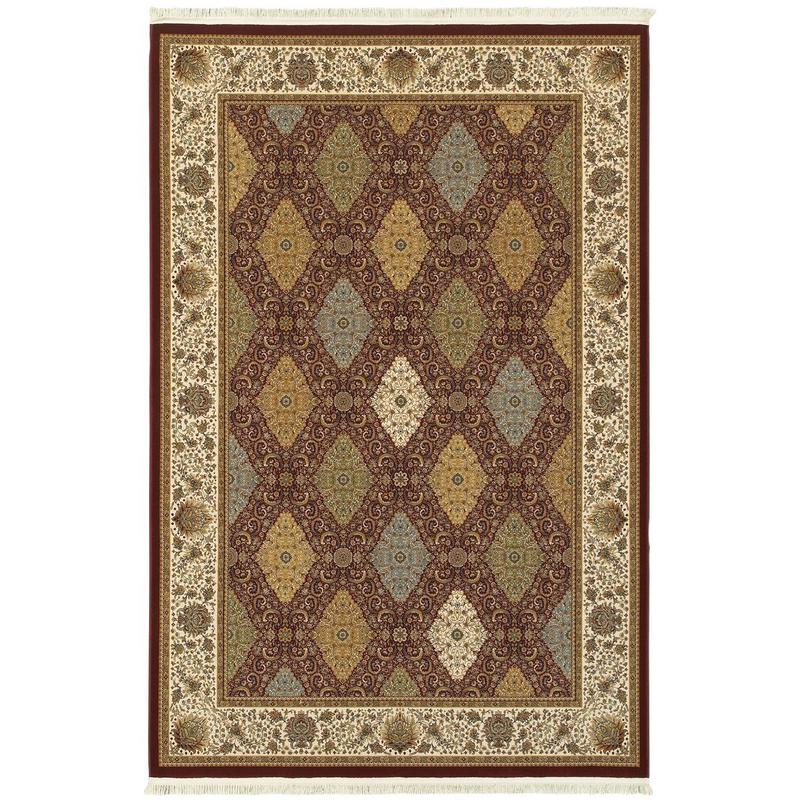 Masterpiece 530M2 Red/ Multi Indoor Area Rug - 3'10" x 5'5"