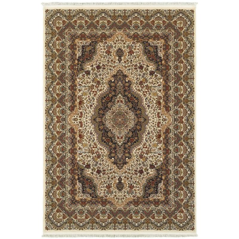 Masterpiece 5560W Ivory/ Multi Indoor Area Rug - 3'10" x 5'5"