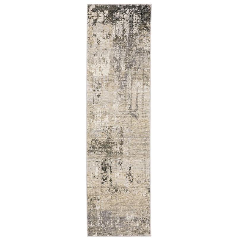 Nebulous 002X9 Beige/ Grey Indoor Area Rug