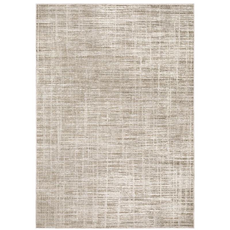 Nebulous 071E9 Beige/ Ivory Indoor Area Rug - 5'3" x 7'6"