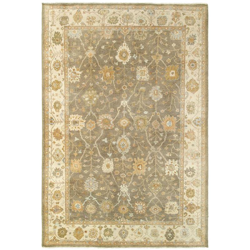 Palace 10302 Brown/ Beige Hand-crafted Wool Area Rug - 6' x 9'