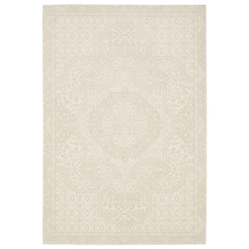 Raylan RAY09 Ivory/Beige Indoor Area Rug - 3'3" x 5'