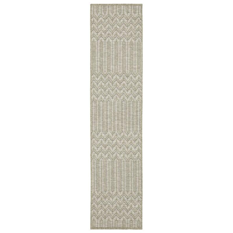 Tortuga TR09A Beige/ Black Ultimate Performance Area Rug - 1'10" x 7'6"