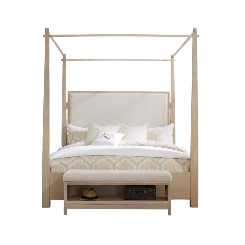 Boca Grande King Upholstered Canopy Bed