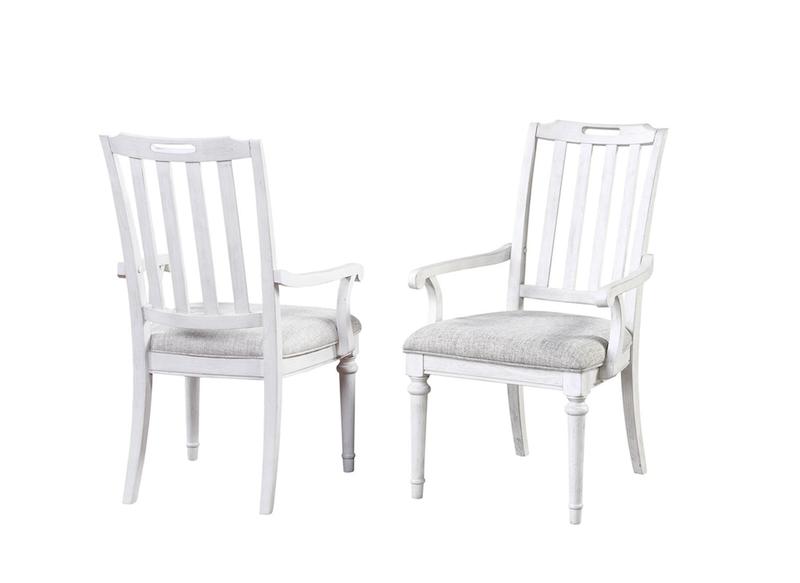 Sonoma Slat Back Arm Chair (set of 2)