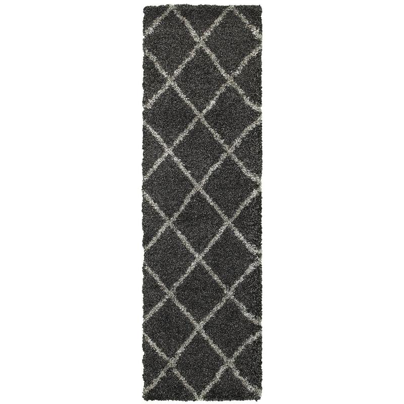 Henderson 090K1 Charcoal/ Grey Indoor Area Rug